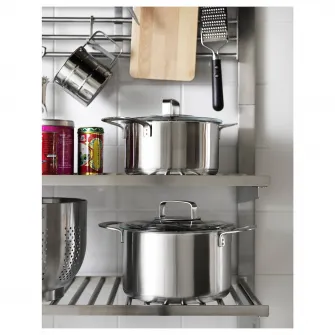 IKEA KUNGSFORS Polita, inox, 60 cm