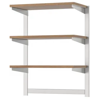 IKEA KUNGSFORS Sina susp+polita/suport magn cutite, inox/frasin