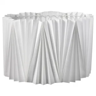 IKEA KUNGSHULT Abajur, plisat alb, 42 cm
