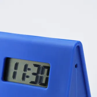 IKEA KUPONG Ceas cu alarma, albastru stralucitor, 7x6 cm