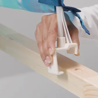 IKEA KURA Cort pentru pat, spatiu/albastru