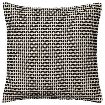 IKEA KUSTFLY Fata perna, bej/negru, 50x50 cm