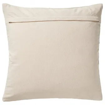 IKEA KUSTFLY Fata perna, bej/negru, 50x50 cm