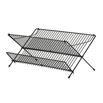 IKEA KVOT Suport vesela, negru