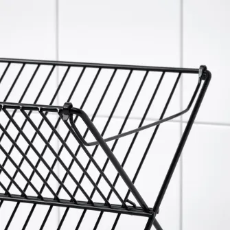 IKEA KVOT Suport vesela, negru