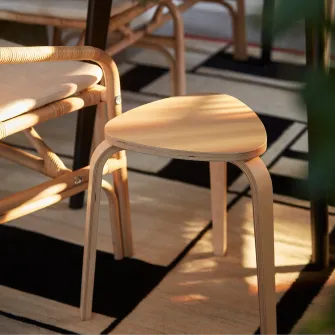 IKEA KYRRE Taburet, mesteacan