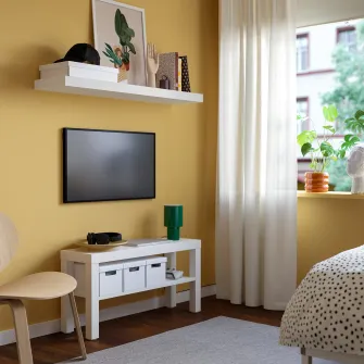 IKEA LACK Comoda TV, alb, 90x26x45 cm