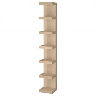 IKEA LACK Etajera suspendata, aspect stejar antichizat, 30x190 cm