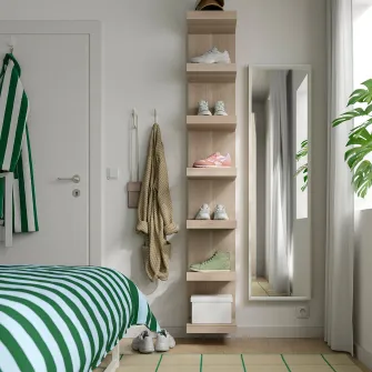 IKEA LACK Etajera suspendata, aspect stejar antichizat, 30x190 cm