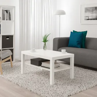 IKEA LACK Masuta cafea, alb, 90x55 cm