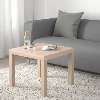 IKEA LACK Masuta cafea, aspect stejar antichizat, 55x55 cm