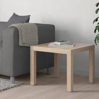 IKEA LACK Masuta cafea, aspect stejar antichizat, 55x55 cm