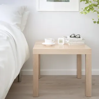 IKEA LACK Masuta cafea, aspect stejar antichizat, 55x55 cm