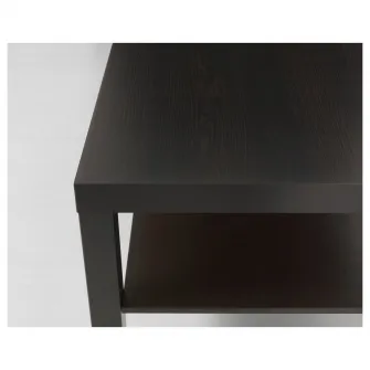 IKEA LACK Masuta cafea, negru-maro, 90x55 cm