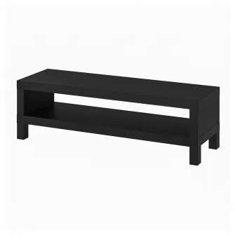 IKEA LACK Comoda TV, negru-maro, 120x35x36 cm