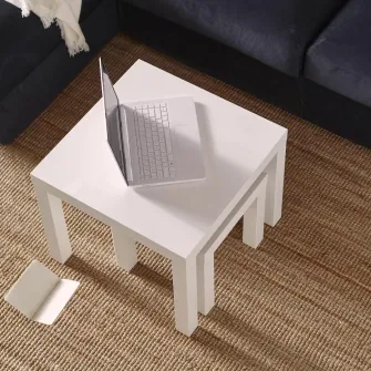 IKEA LACK Set 2 mese, alb