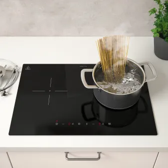 IKEA LAGAN Plita cu inductie, plug-in 2 zone/negru