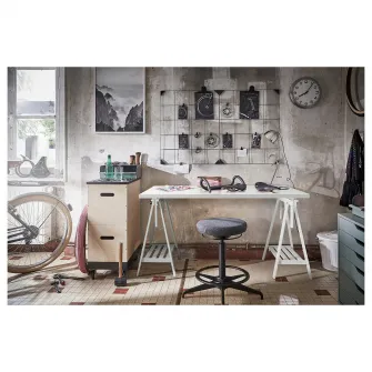 IKEA LAGKAPTEN Blat, alb, 160x80 cm