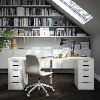 IKEA LAGKAPTEN Blat, alb, 200x60 cm