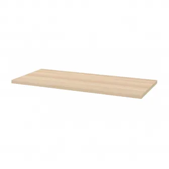 IKEA LAGKAPTEN Blat, vopsit alb aspect stejar, 140x60 cm