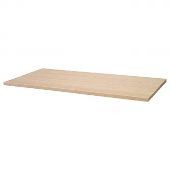 IKEA LAGKAPTEN Blat, vopsit alb aspect stejar, 160x80 cm