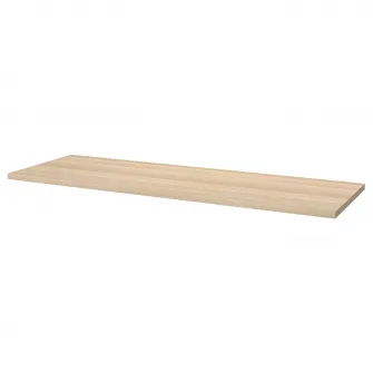 IKEA LAGKAPTEN Blat, vopsit alb aspect stejar, 200x60 cm