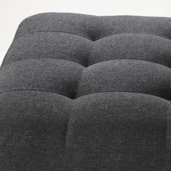 IKEA LANDSKRONA Taburet, Gunnared gri inchis/metal