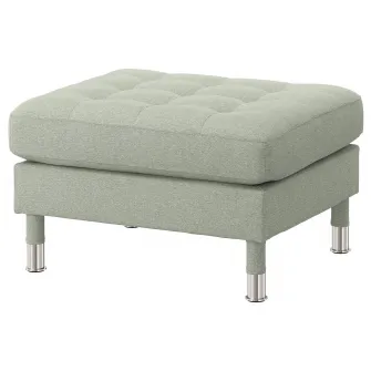 IKEA LANDSKRONA Taburet, Gunnared verde deschis/metal