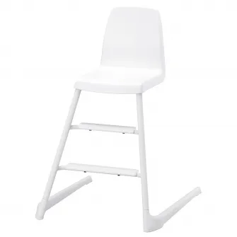 IKEA LANGUR Scaun junior, alb