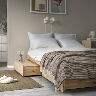 IKEA LAPPKATTFOT Patura, maro/negru, 130x170 cm