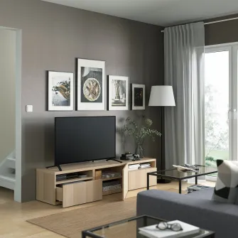 IKEA LAPPVIKEN Front sertar, aspect stejar antichizat, 60x26 cm