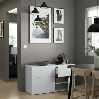 IKEA LAPPVIKEN Front usa/sertar, alb, 60x38 cm