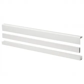 IKEA LARKOLLEN Sina+accesorii usi glisante, alb, 60 cm