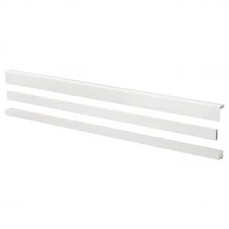 IKEA LARKOLLEN Sina+accesorii usi glisante, alb, 80 cm