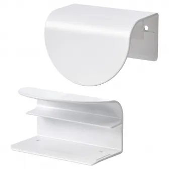 IKEA LATMASK Maner cu clips, alb, 60 mm 2 buc.