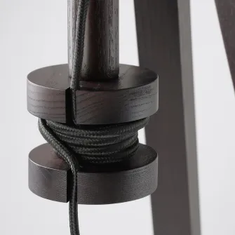 IKEA LAUTERS Lampadar, maro frasin/alb