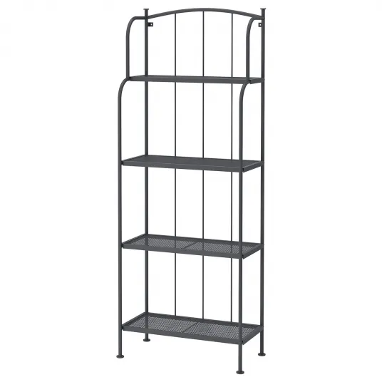 IKEA LÄCKÖ Etajera exterior, gri, 61x160 cm