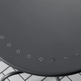 IKEA LÄCKÖ Masa+2 scaune exterior, gri
