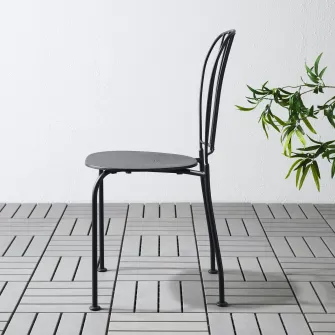 IKEA LÄCKÖ Scaun exterior, gri