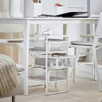 IKEA LENNART Comoda, alb