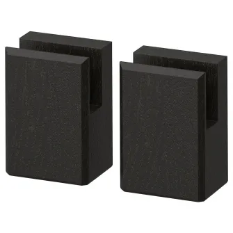 IKEA LERHYTTAN Picior plinta decorativa, vopsit negru, 8 cm