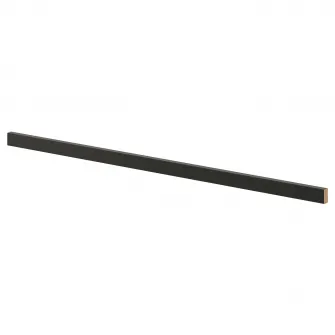 IKEA LERHYTTAN Plinta decorativa, vopsit negru, 220 cm
