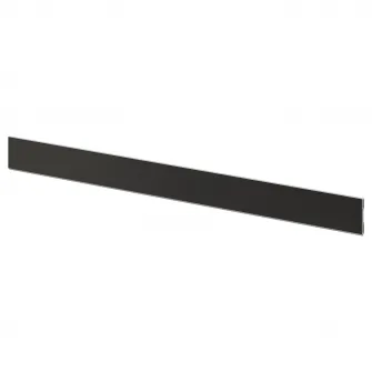IKEA LERHYTTAN Plinta, vopsit negru, 220x8 cm