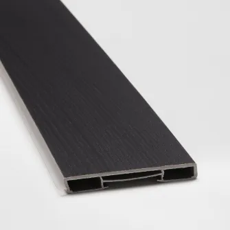IKEA LERHYTTAN Plinta, vopsit negru, 220x8 cm