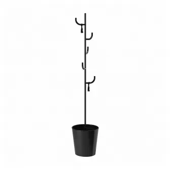 IKEA ÄLGANÄS Cuier, negru, 173x33 cm