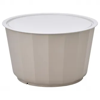 IKEA LÅGASKÄR Masa auxiliara, exterior, bej
