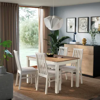 IKEA ÅLHULT Masa, bej/maro, 120x80 cm