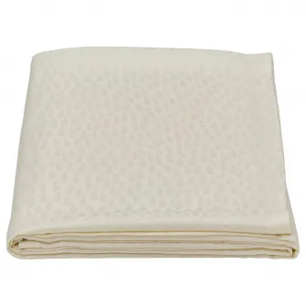 IKEA LIGUSTER Fata de masa, cu model alb, 145x240 cm