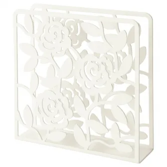 IKEA LIKSIDIG Suport servetele, alb, 16x16 cm