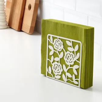 IKEA LIKSIDIG Suport servetele, alb, 16x16 cm